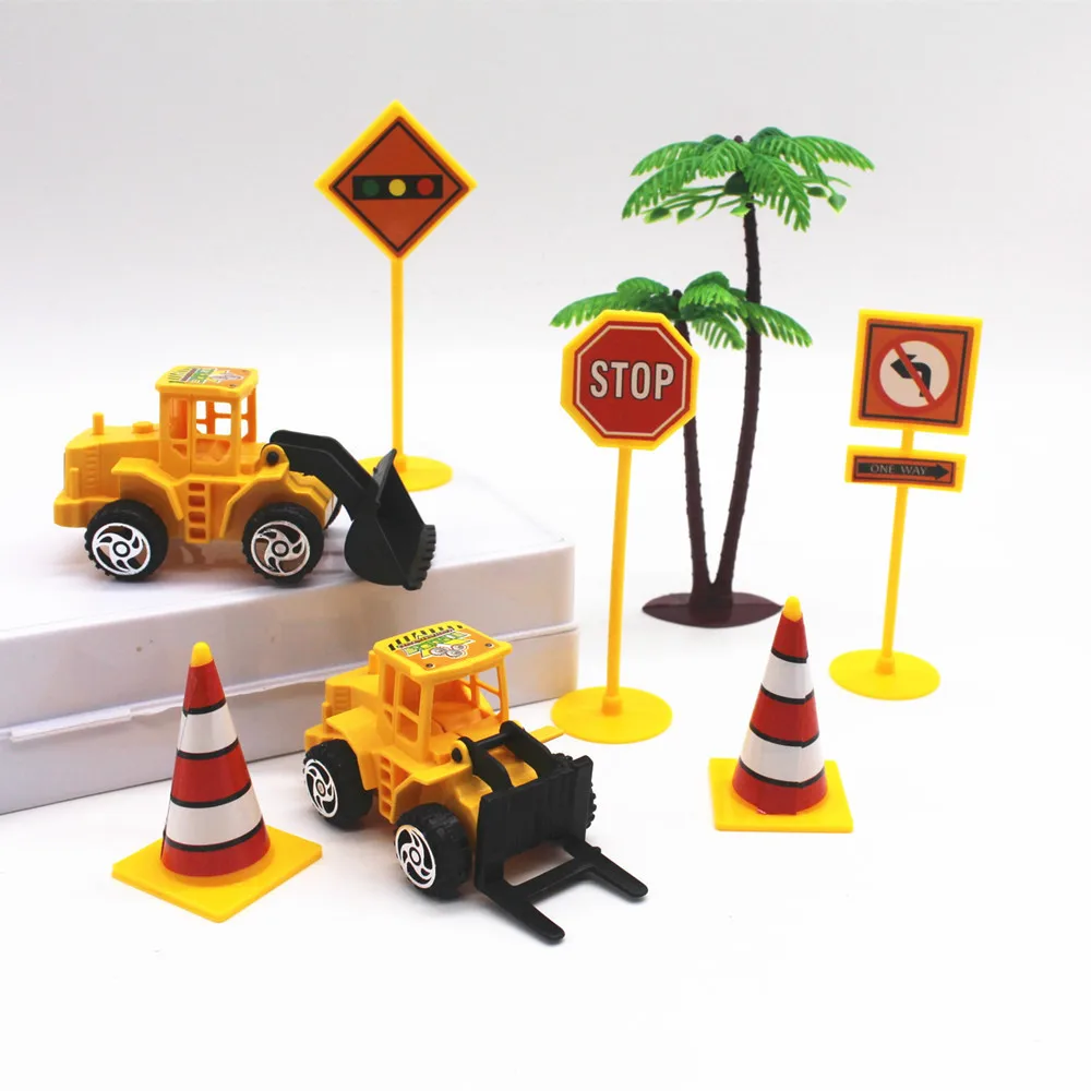 Miniature Panneaux De Signalisation – 24 Pièces Accessoires Barrière Routière – Maison De Poupée Et Déco Gâteau