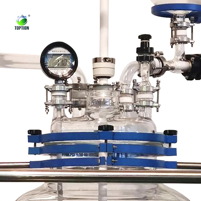 Glass Fluidized Bed Reactor Used in Laboratory