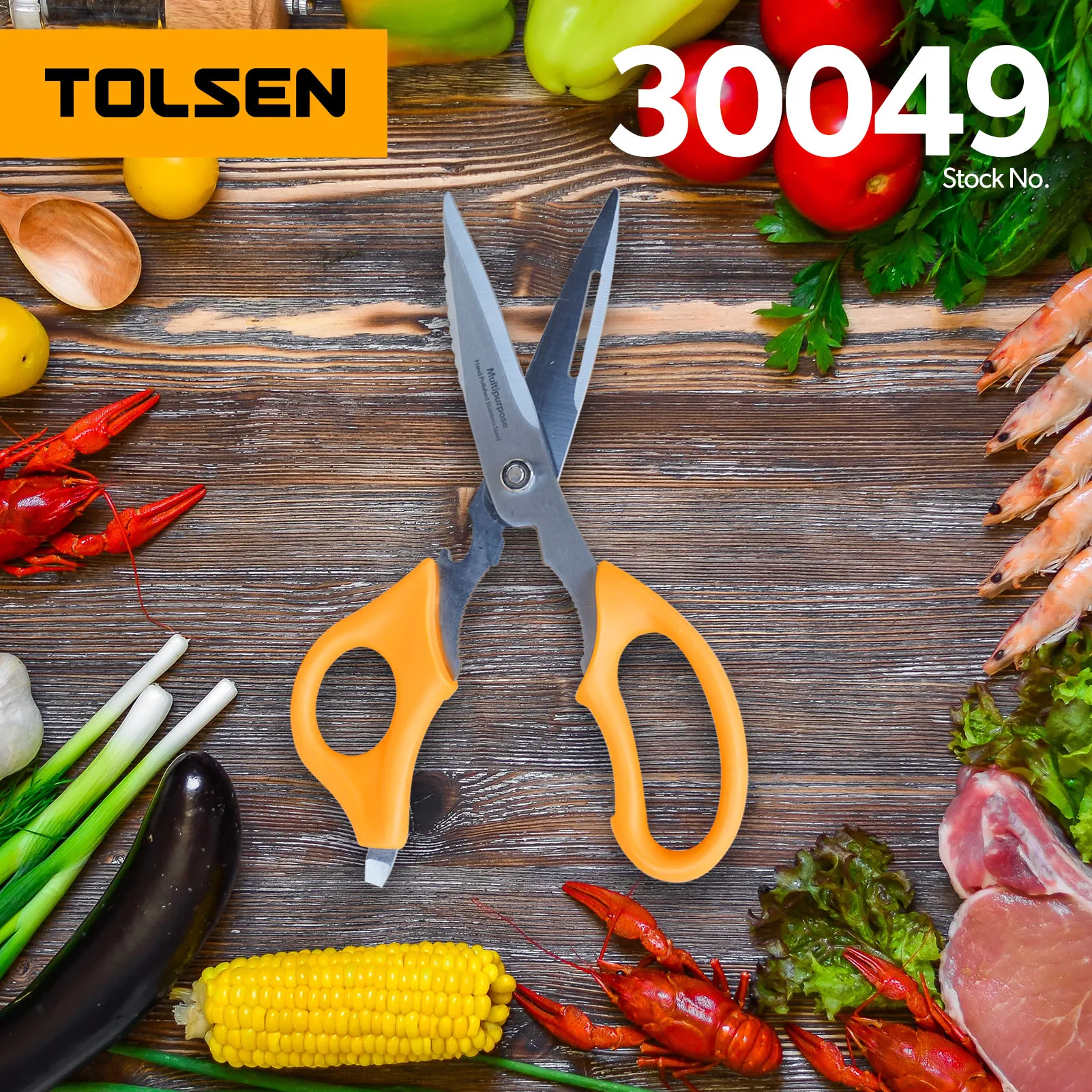 Tolsen Kitchen Scissors 8 30045 - Whatchamacallit Tools