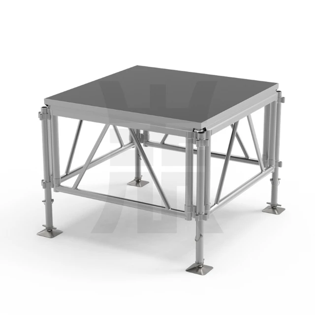 Adjustable Aluminum Wooden Portable Stage Truss Display for Multifunctional Indoor and Outdoor Activities