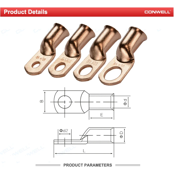 100pure Copper Battery Cable Lugs Battery Cable Terminal Buy Buy