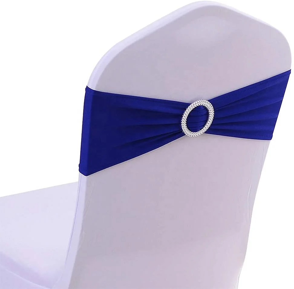 Spandex Chair Cover With Organza Or Satin Or Spandex Sash Buy