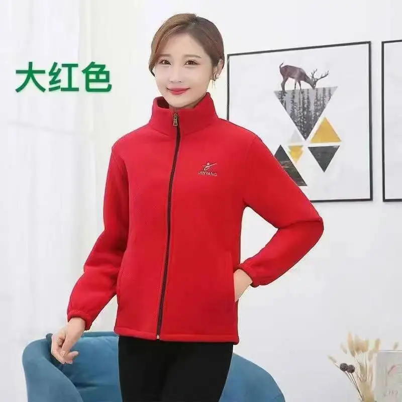 Хвост плюс флисовая утолщенная Тепловая куртка Ms. смешанная оптовая продажа