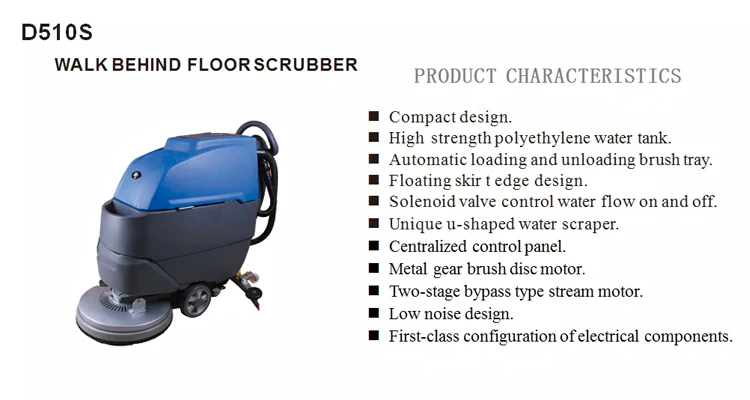 Mcclean+ D510S Floor Scrubber - Efficient Cleaning Solutions