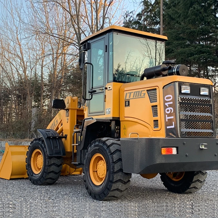 In Stock Fast Delivery Loader diesel Four Wheel Drive Loader 0.8 Ton 1 Ton 1.5 Ton Wheel Loader with Semi-solid Tire