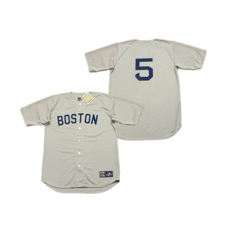 Wholesale Men's Boston 5 DENNY DOYLE 5 GEORGE 5 NOMAR GARCIAPARRA 6 BILL  BUCKNER Throwback baseball jersey Stitched S-5XL From m.