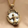 Pendentif doré miroir unidirectionnel (en stock)