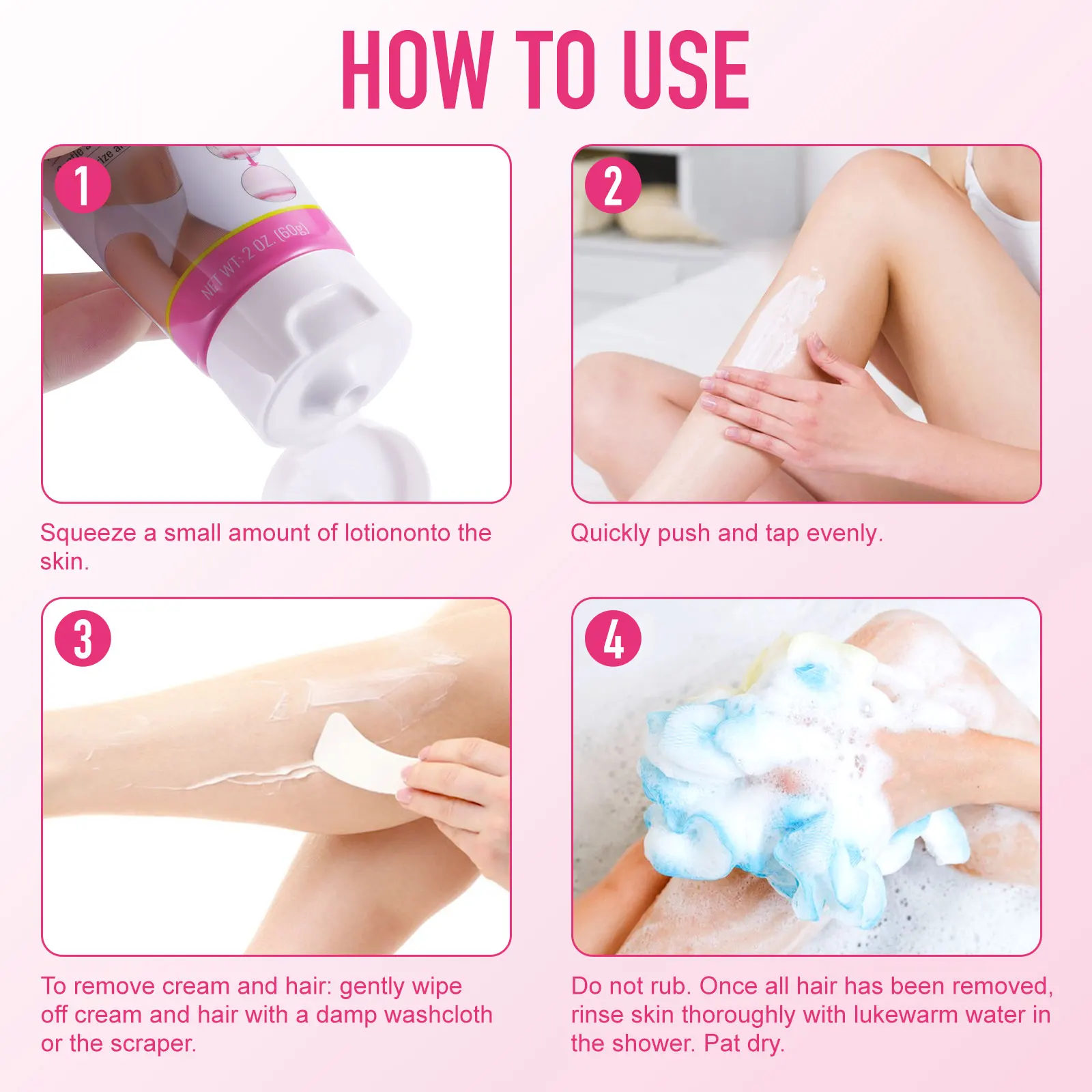 Beauty Products Legs Body Underarm Hair Remove Wax Cream Depilatory