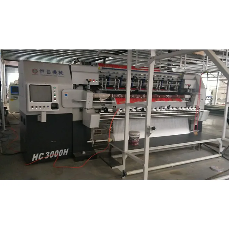 Used High Speed Computerized Multi-needle Chain Stitch Quilting Machine HC3000 HC2500