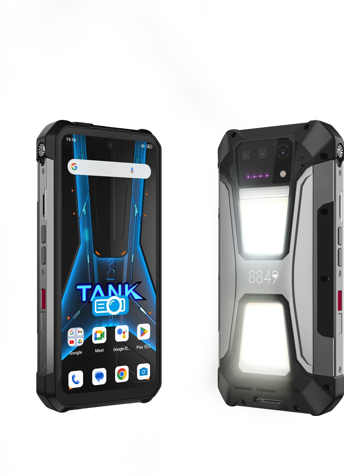 8849 Unihertz Tank 2 Pro 耐衝撃スマートフォン 23800mAh の12GB