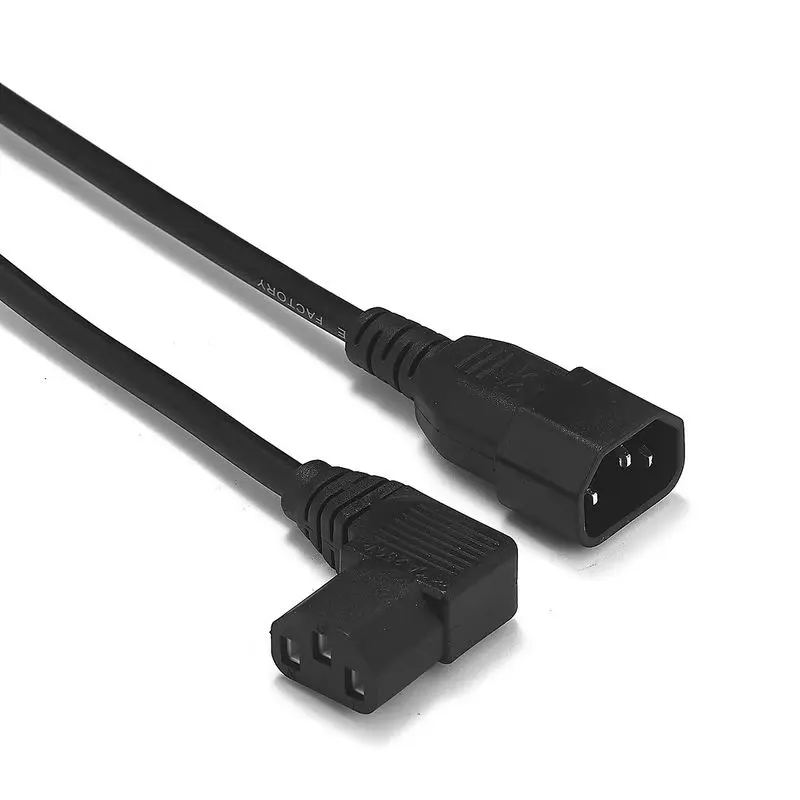 Right Angle Iec C13 To C14 Power Cable 