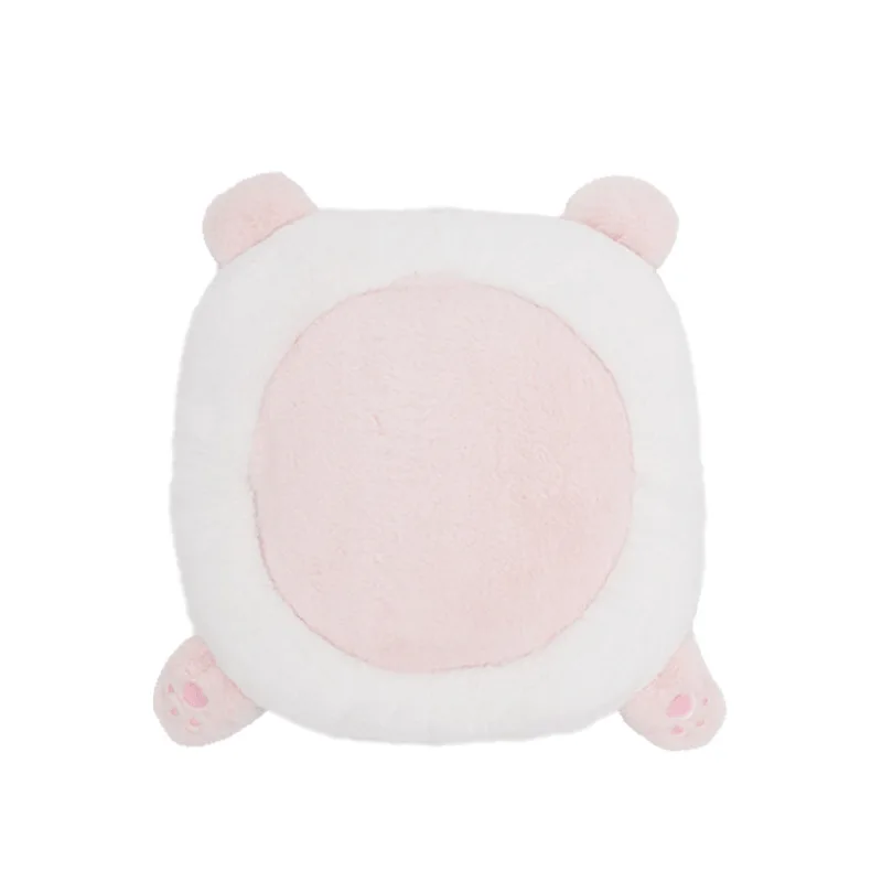 Coussin De Siège Auto En Peluche Rouge - Antidérapant, Doux, Protecteur, Pour Voiture Et SUV
