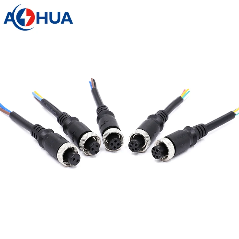 Câble M12 5 Broches Mâle Vers Femelle 1m - Connecteur Industriel Blindé IP67, 125V 4A, Code A Droit, Idéal Capteurs Et Automatisation