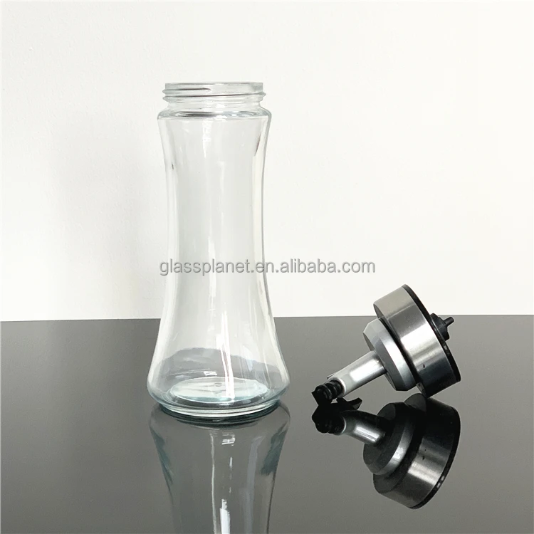 6 Oz Oil Vinegar Sauce Glass Dispenser Bottle With Easy & Drip Free