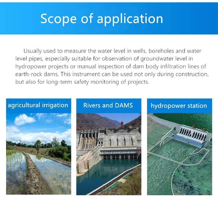 Underground Water Level Survey 50m Steel Ruler Water Depth Meter Buy