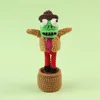 Chapeau marron zombie (mini bassine en laine moyenne)