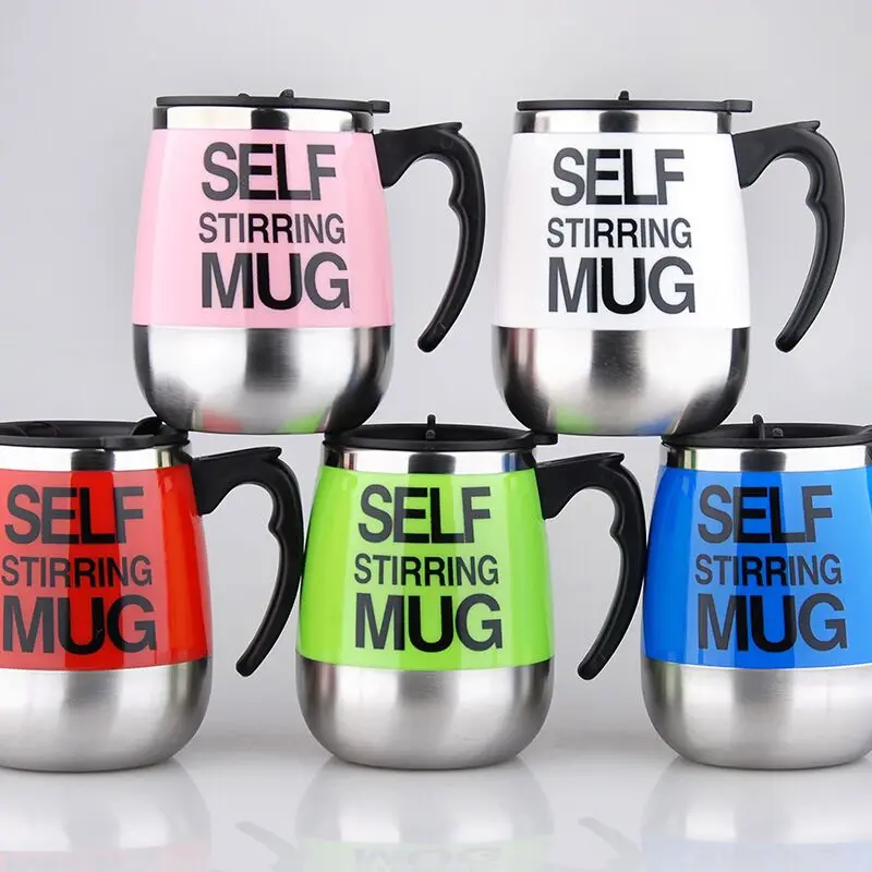 New Arrival USB Wireless Battery Magnetic Novel Self Stirring Mug Coffee Mugs and Cups