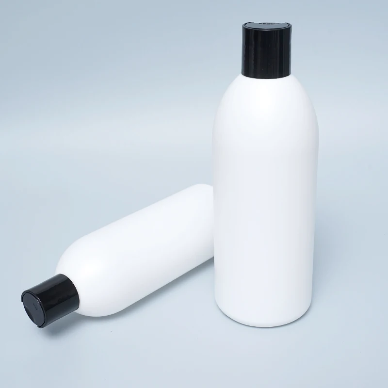 Wholesale Various Capacities Round Shoulder Round Shampoo Shower Gel Essence Lotion Hdpe Plastic Bottles