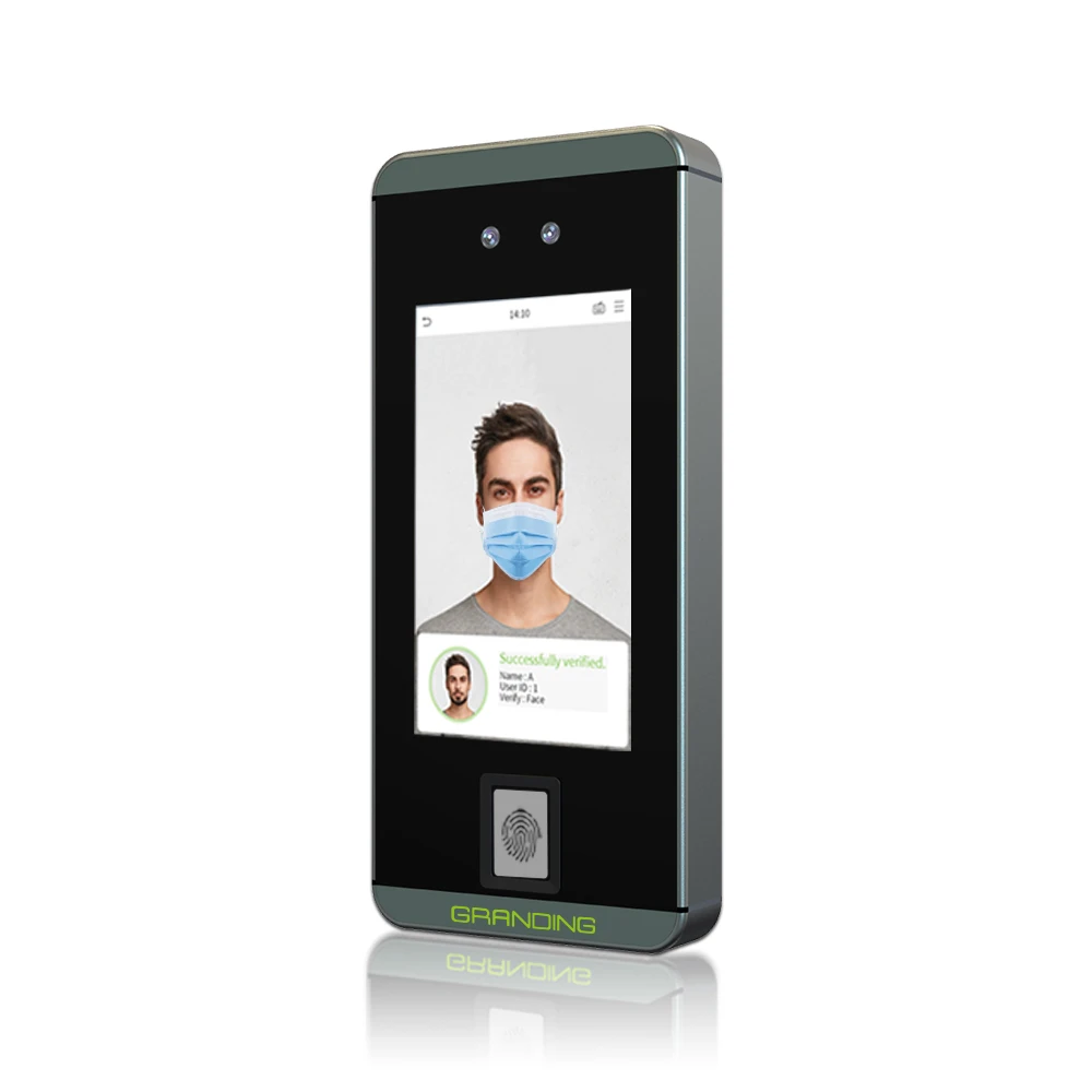 5 Inch Face Recognition with Fingerprint Sensor Palm Reader Zk Access Control