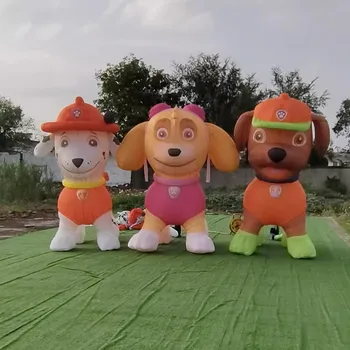 Outdoor Advertising Custom Inflatable Dog Hot Selling Cartoon Theme Paw Dog Patrol Inflatable Model For Carnival Events