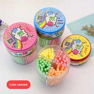 Children's Day Gift Soft Fruit Jelly Beans with Rotating Design Fruity Flavor and Decorative Coating Perfect Straw Candy