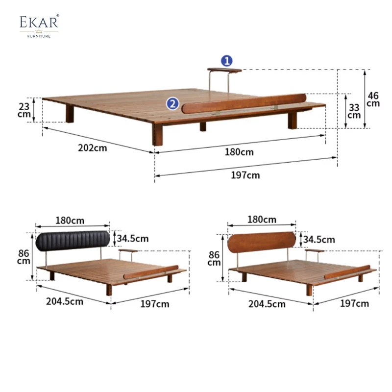 product new design modern furniture bedroom wooden bed387-65