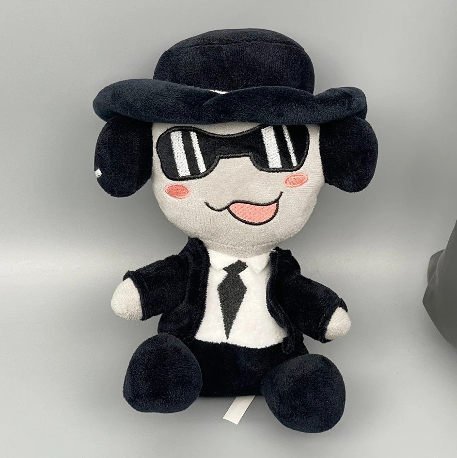 Mew Forsaken Chance Peluche de piel negra Juguete de peluche con gafas de  sol Juguetes de peluche periféricos de dibujos animados Regalos para niños
