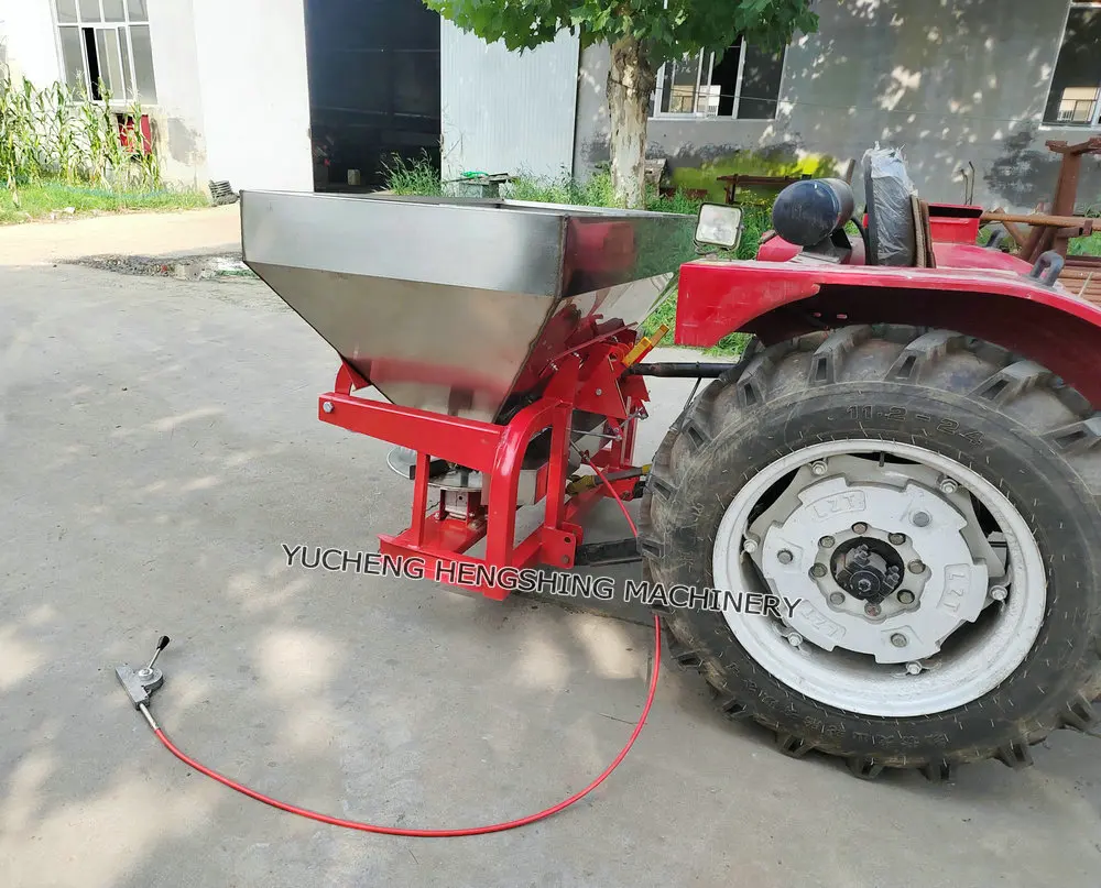 Agricultural 500L 1000L Stainless Steel Fertilizer Spreader for Tractor