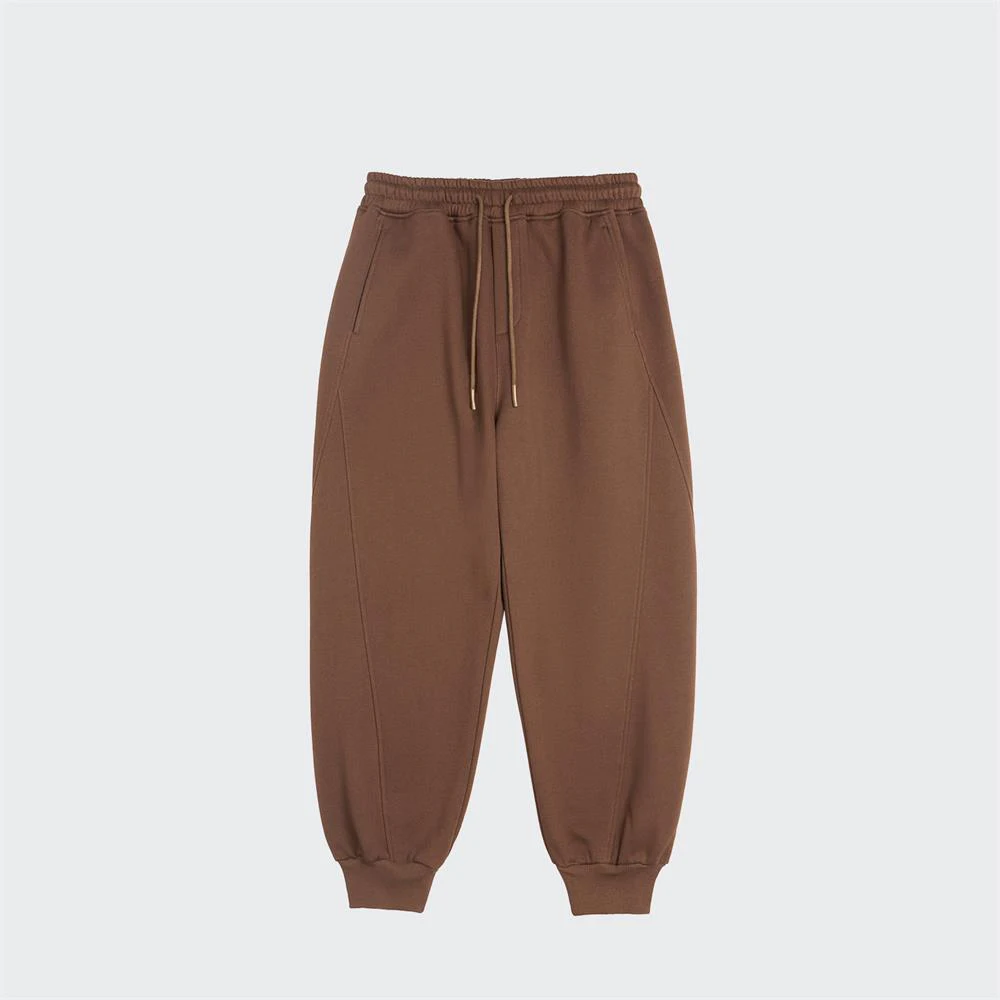 Custom Logo Thick Cotton Sweatpants - Wholesale Available