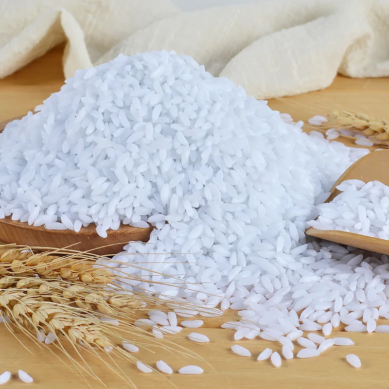 Artificial White Rice Simulation Realistic Fake Food Show Model Prop