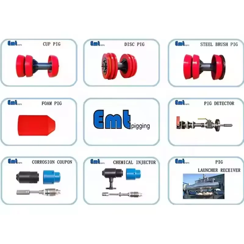 Pipeline Pig Polyurethane Disc Type Scraper Pig for Oil Gas Pipeline Cleaning