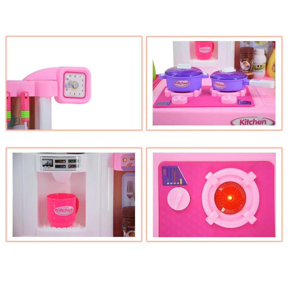 Modern Kitchen Toy Set Pink Pretend Play Plastic Kids Kitchen Toy For   H0398c7fe87bb4a869e2ceea6031c3e2c7 