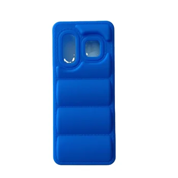Hot selling anti-fall shockproof small TPU down jacket back cover for tecno T454 phone case