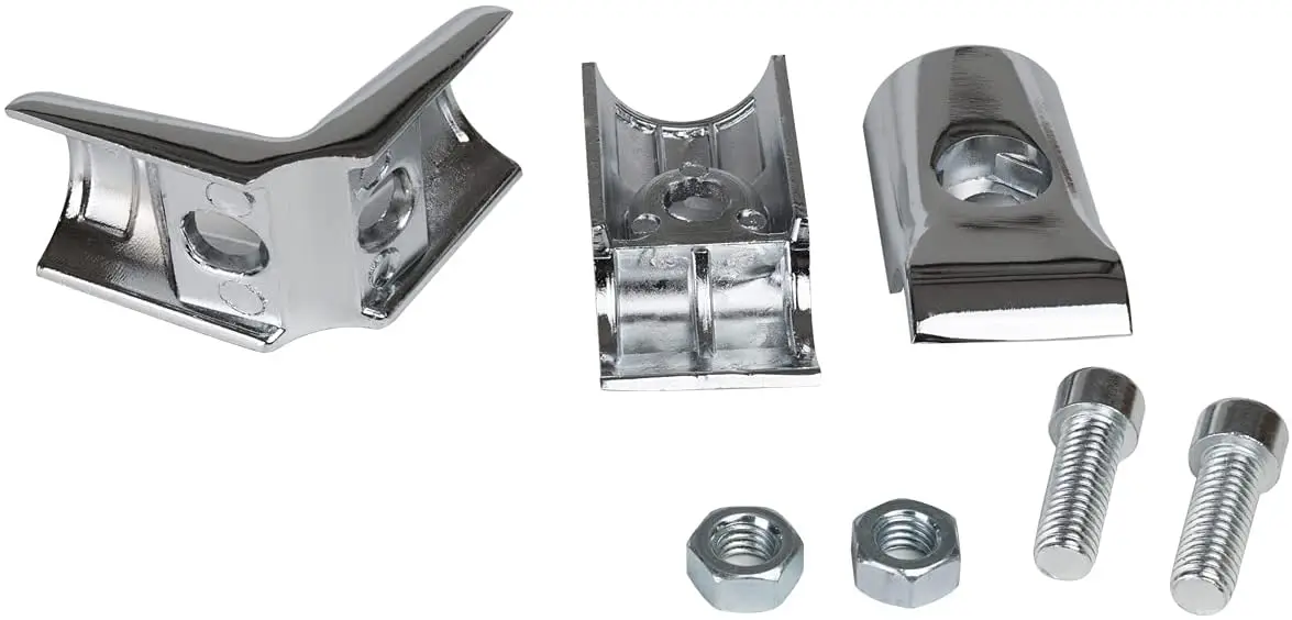 3 Way Round Tube Aluminum Alloy Adjustable Angle Pipe Connector Clamp Fitting Drying Rack Pipe