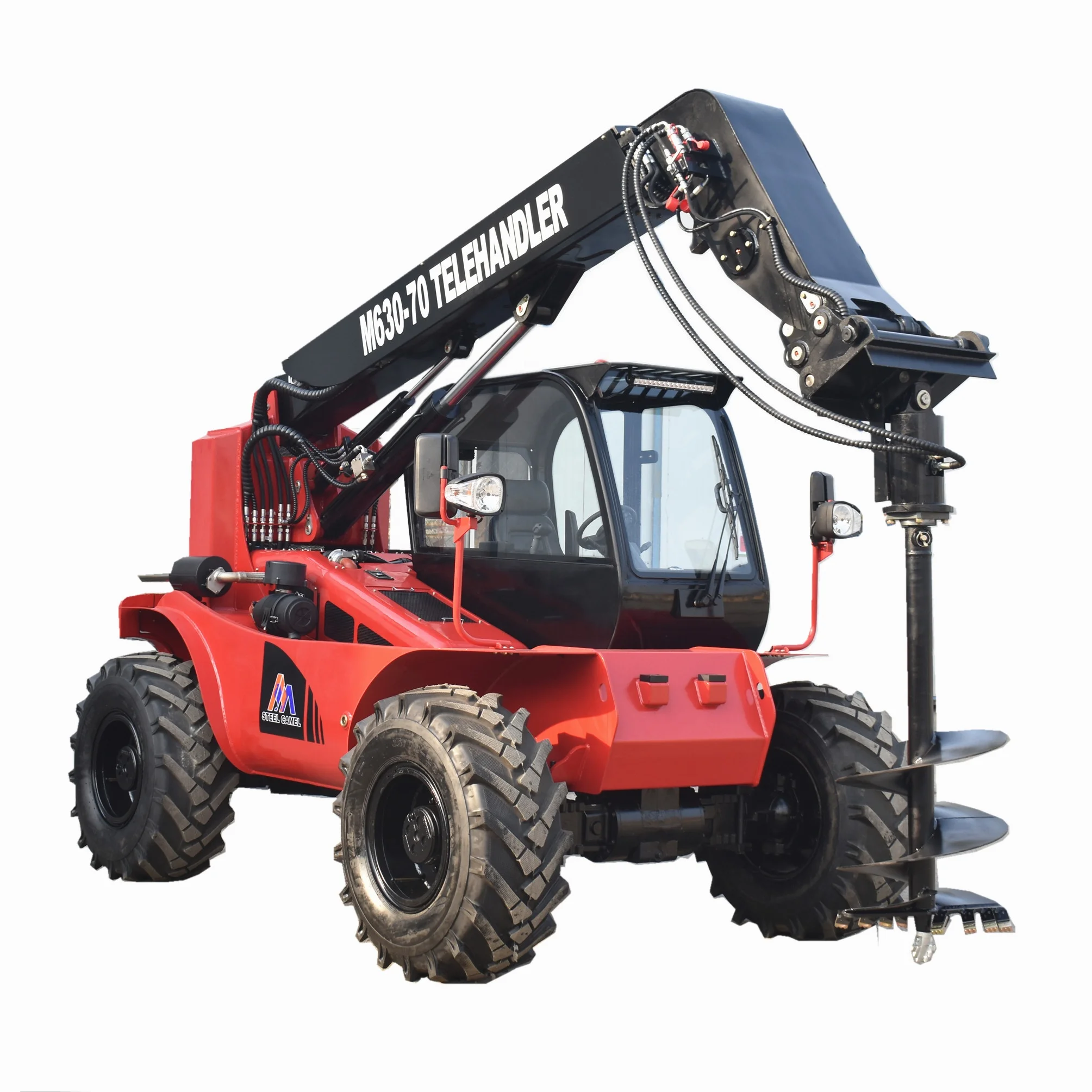 STEEL CAMEL Telehandler Compact Forklift Loader 4ton Telescopic Forklift With 13m Boom Lifting Height