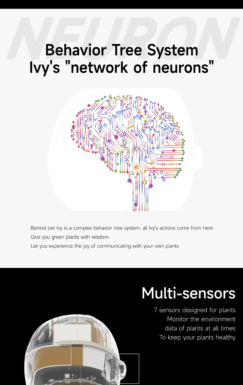 Home Garden Flower Pots Creative Interaction Mini Smart Garden Indoor