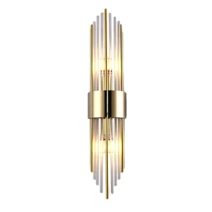High Quality Postmodern Indoor Glass Bedside Light Luxury Interior Decor Lighting for Home Modern LED Crystal Wall Lamp Lights