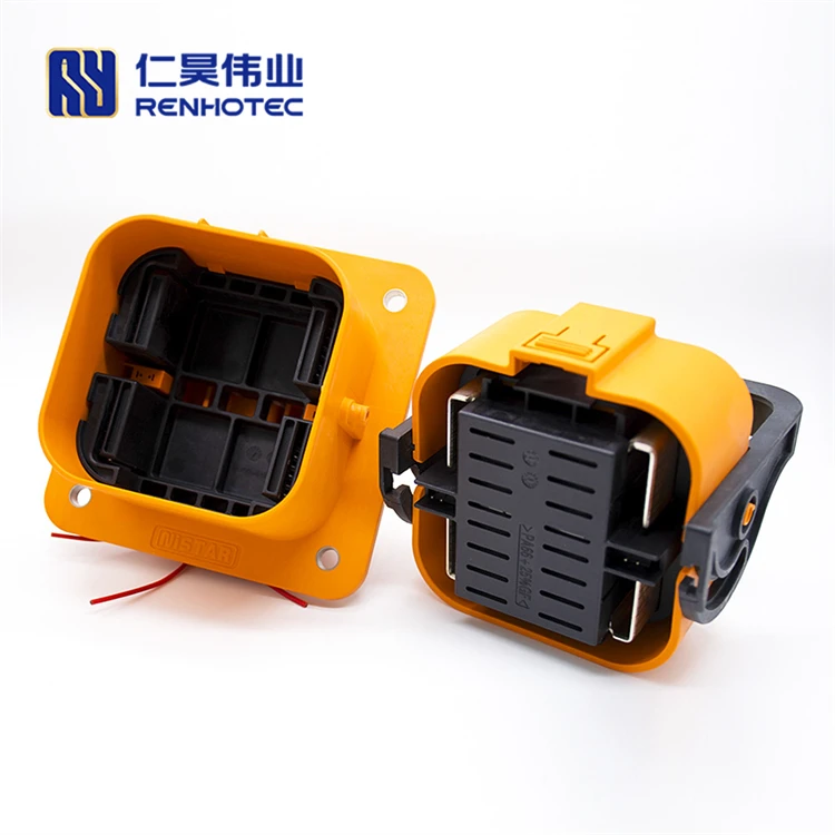 500A MSD Manual Service Disconnect for Servicing PHEV System Plug With Fuse and Front Mount Receptacle