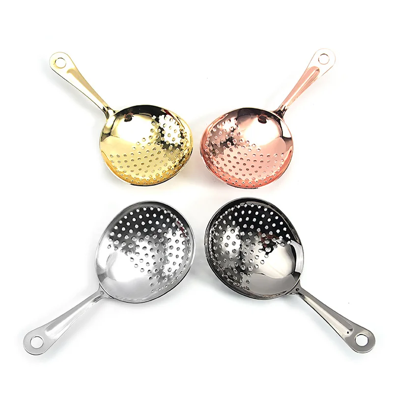 Julep Strainer Stainless Steel SS304 Cocktail Strainer by Top Shelf Bar Supply 