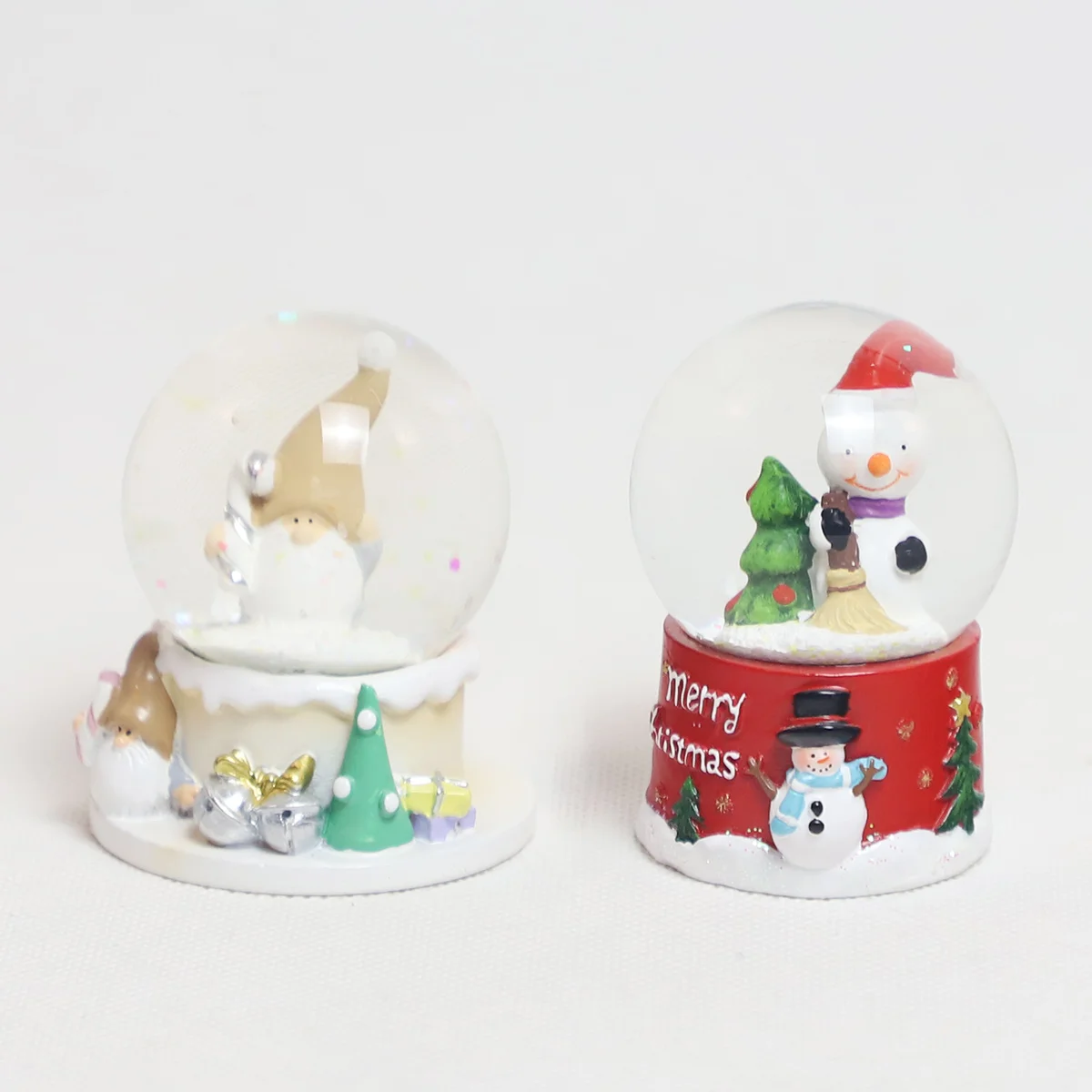 2024 carousel crystal clear glass ball ornament crystal ball music wholesale snow music glass ball for business gift