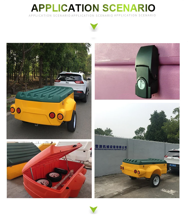 Customised Packaging Enclosed Plastic Trailer With Covers Airstream ...