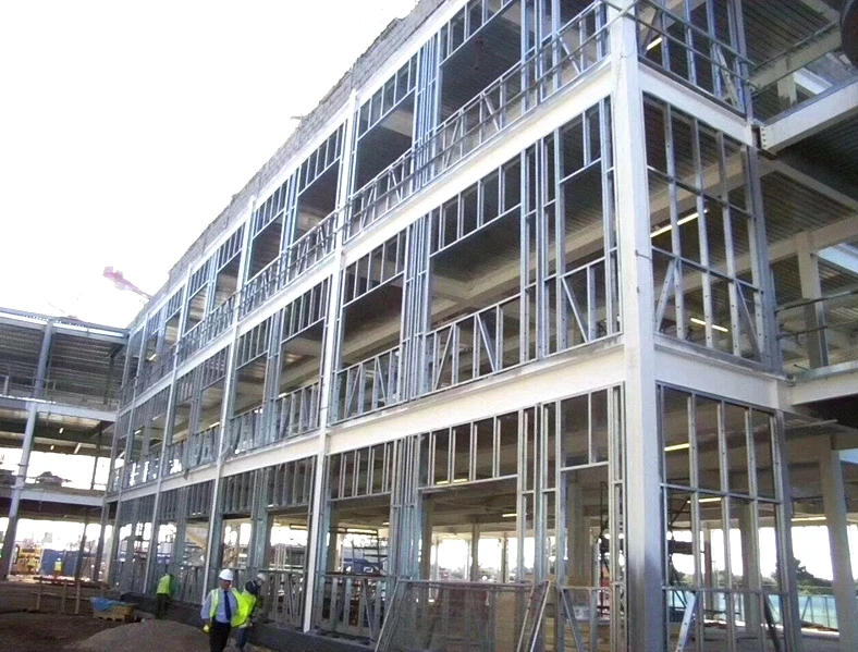 3 Stories  Light Steel Structure Building Prefabricated Steel Frame Villa in Thailand Steel Structure Builder