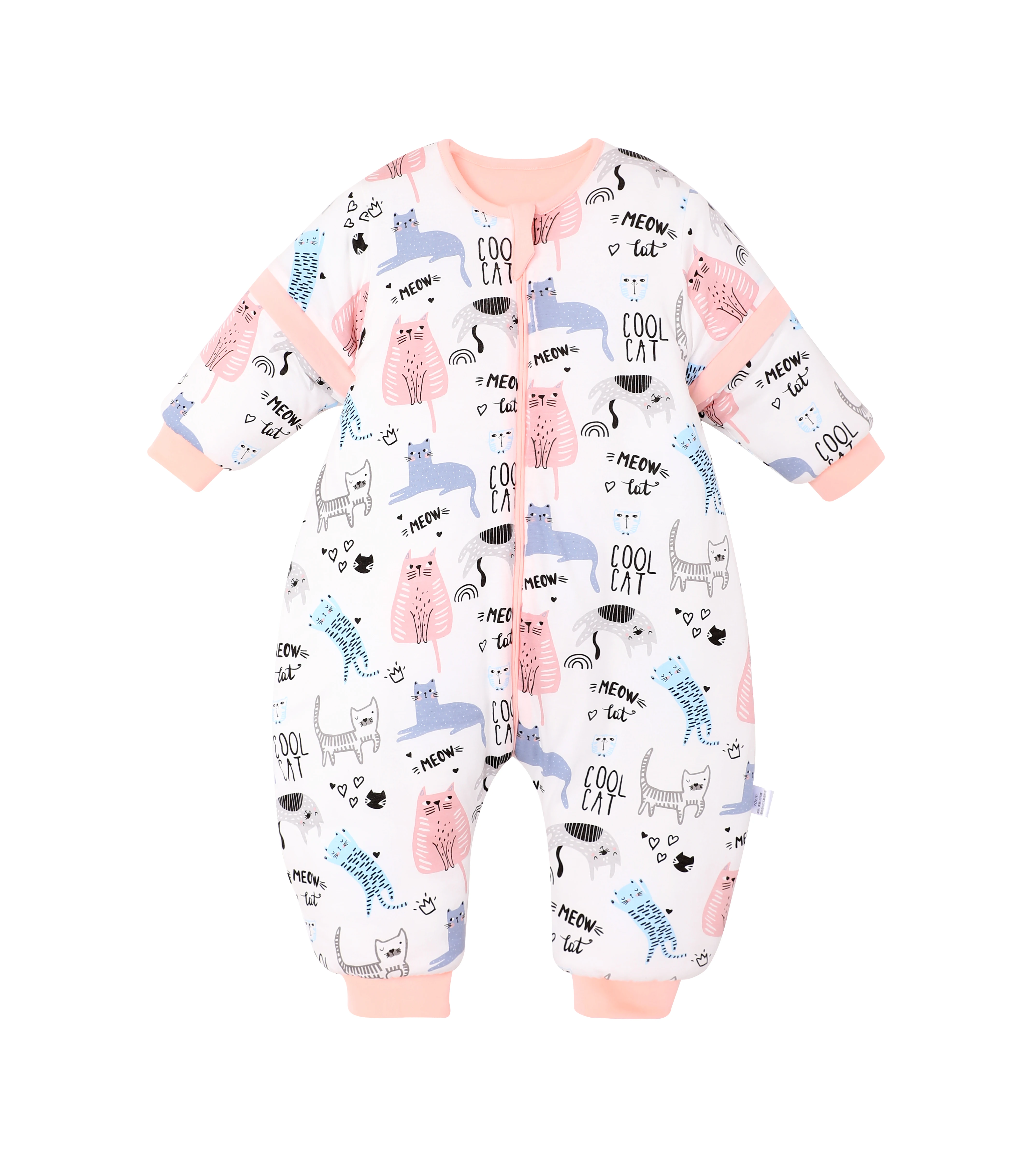 Детский спальный мешок органический для новорожденных детский со съемным