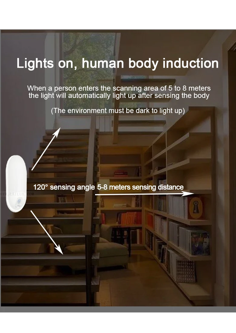 AC220V 12W Indoor Corridor Hotel Infrared Pir Motion Sensor Automatic ...