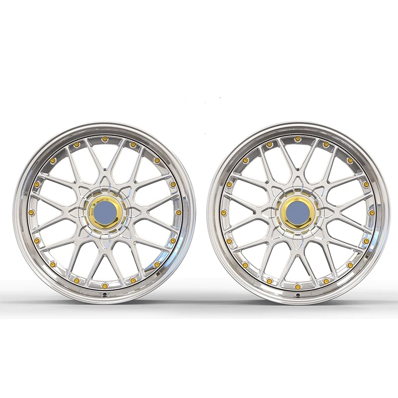 Customized Luxury 2-piece Forged Alloy Wheels, Suitable for High-end Forged Racing Wheels 5x112 5x120 5x130 manufacture