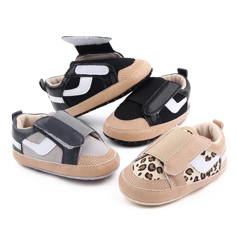 High Quality Hook&loop Canvas Toddler Boys and Girls Shoes 0-18 Months 2022 supplier