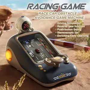 ITTL Adventure Racing 3D Games Console Toy Educational Interactive Electronic Music Steering Wheel Racing Game Toys for Kids