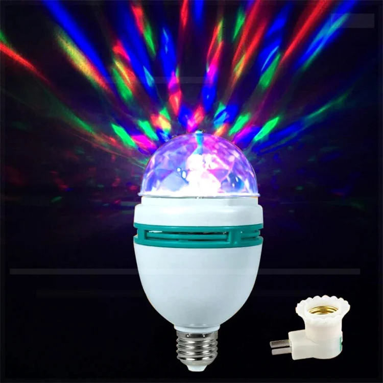 New 2021 RGB Stage Light Bulb Bars Disco Ballroom KTV Colorful Rotating Light Ch