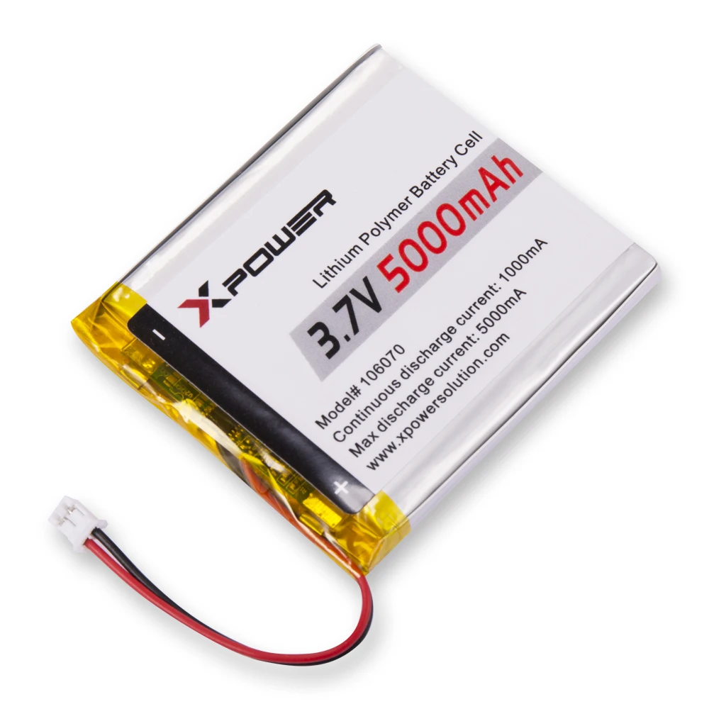 3.7v 5000mah Ultra Thin Rechargeable Lithium Polymer Battery For Solar Energy Storage Systems