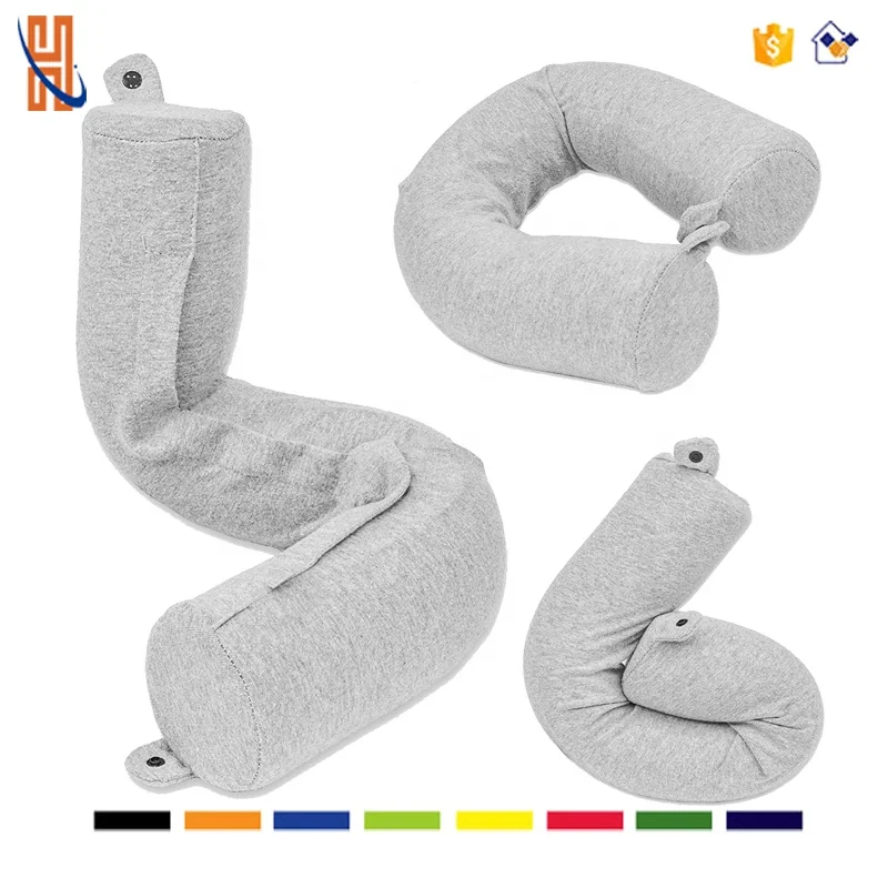 подушка для путешествий memory foam travel pillow